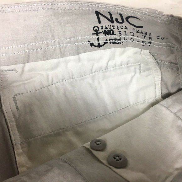 NAUTICAL JEANS CO Mens 32 CARGO Classic Fit Shorts Tan Multi Pocket NWT $59 MSRP - Picture 3 of 8
